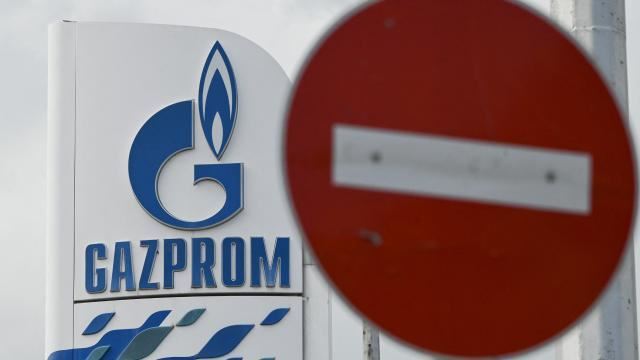 Gazprom's natural gas exports fell more than 40%